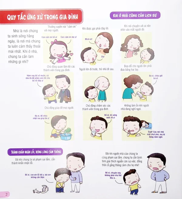 Kỹ Năng Sống Đầu Đời Cho Bé - Quy Tắc Ứng Xử Hằng Ngày - Ảnh 3