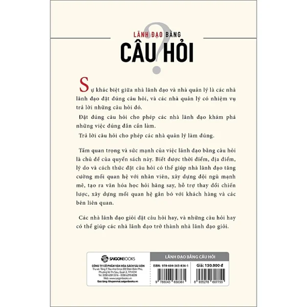 Lãnh Đạo Bằng Câu Hỏi (Tái Bản) - Ảnh 2